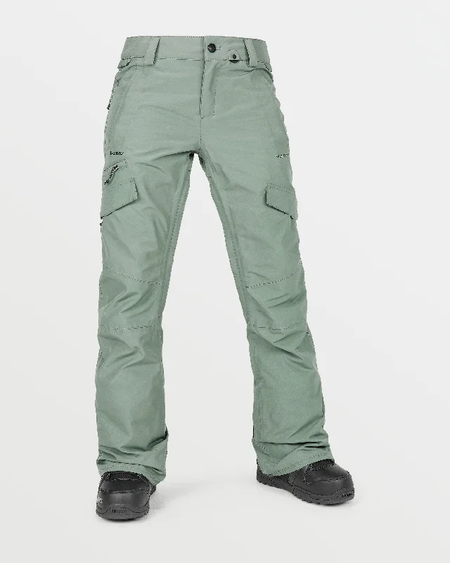 Womens Aston Gore-Tex Pants - Lichen Green Trendy Printed Pants