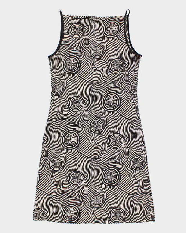 Vintage 90s Pattern Dress - S
