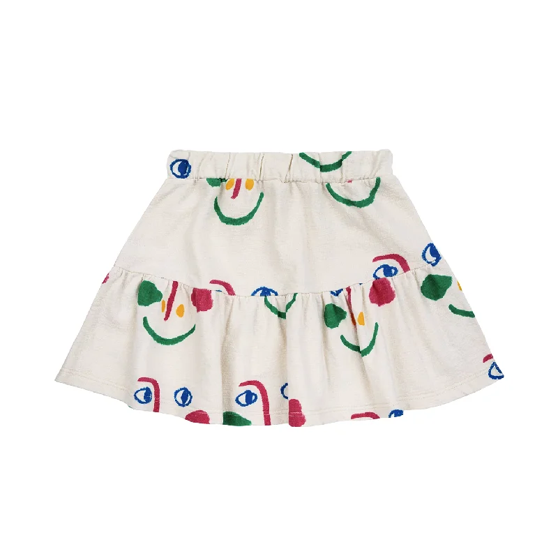 Smiling Mask All Over Skirt lace skirt delicate