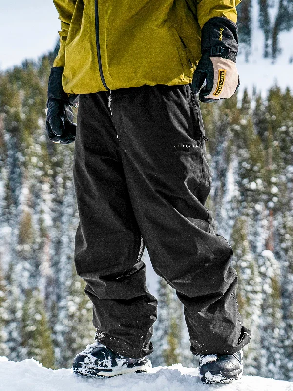 Volcom x Dustbox Pants - Black Comfortable Pleated Pants