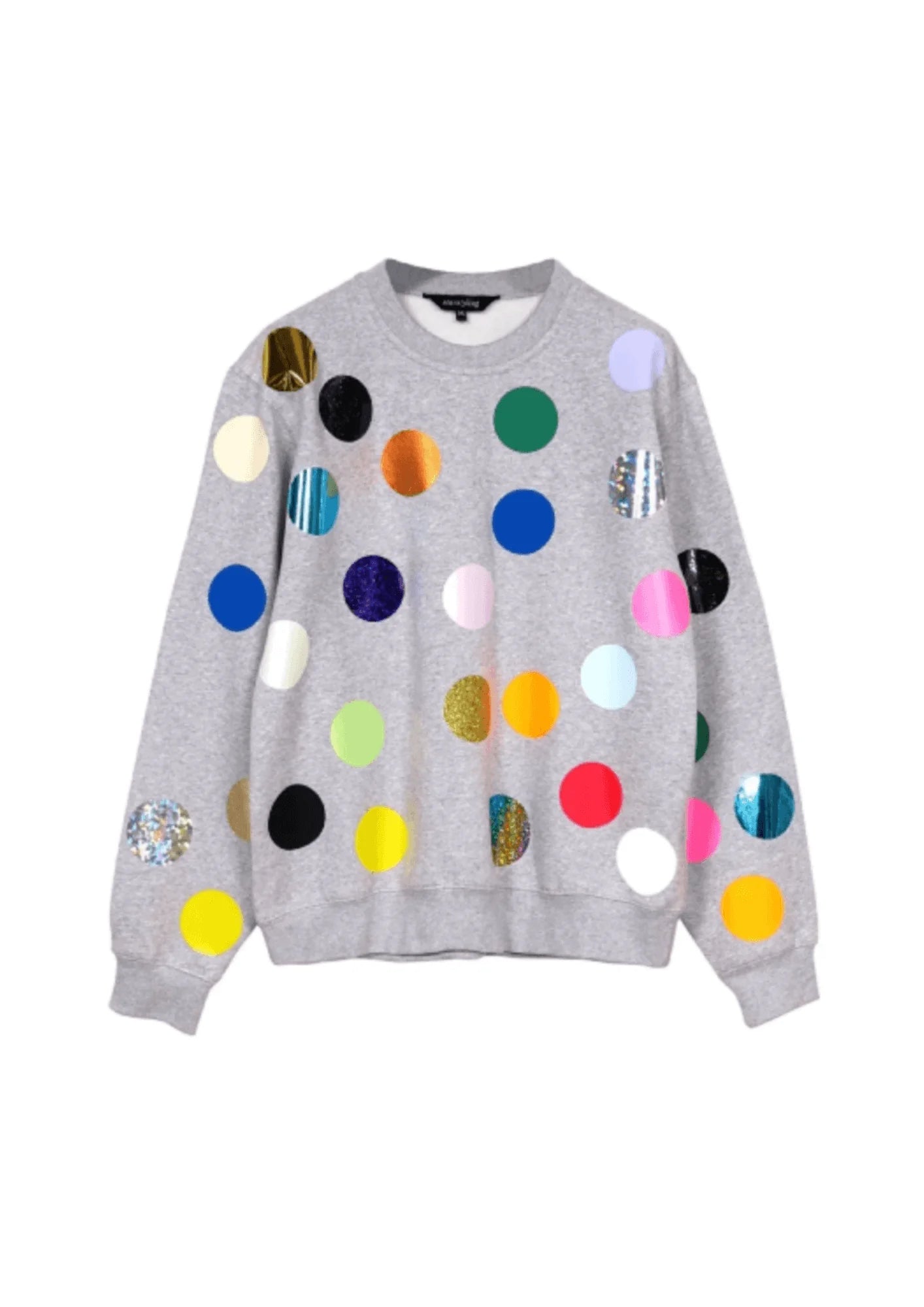 MULTICOLORED BALLS SWEATER Terry Blend Velvet Blend Canvas Blend