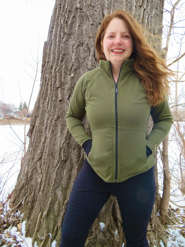 Trail Jacket - PDF Sewing Pattern B-M Wool Fabric Cashmere Fabric Tweed Fabric