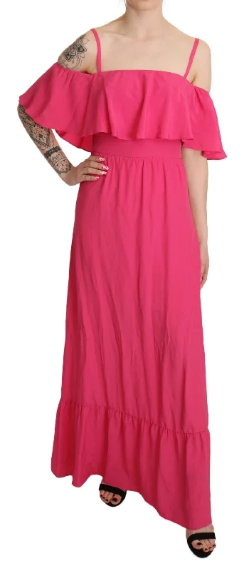 Liu Jo Elegant Off Shoulder A-Line Dress Tunics Fall fleece