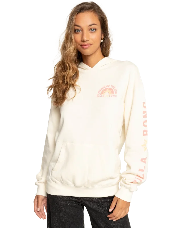 Sun Lovers Hoodie in Salt Crystal Hoodie with Pocket Utility Practical