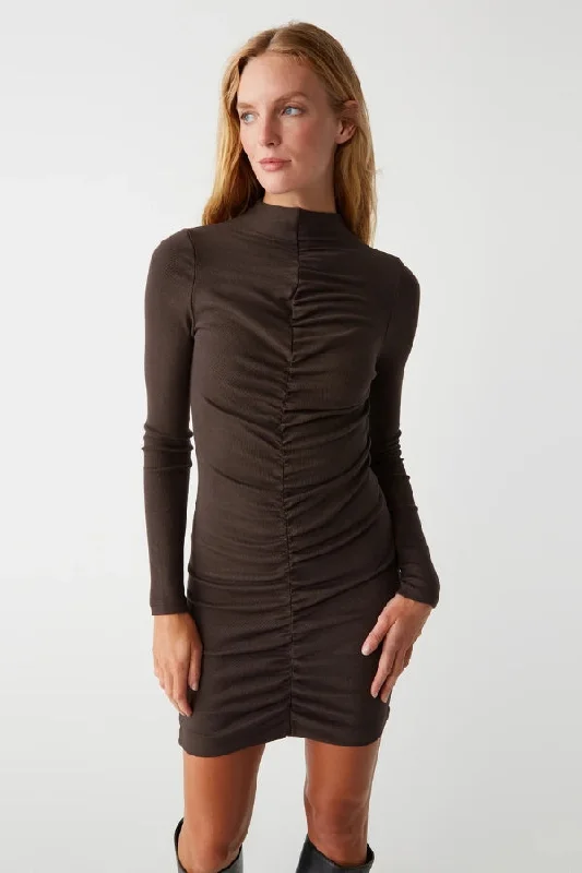 MICHAEL STARS Romi Ruched Front Dress