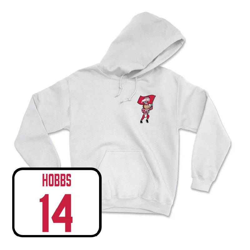 Women's Basketball White Brutus Hoodie - Ella Hobbs Hoodie with Gradient Ombre Colorful Women's Basketball White Brutus Hoodie - Ella Hobbs Hoodie with Gradient Ombre Colorful