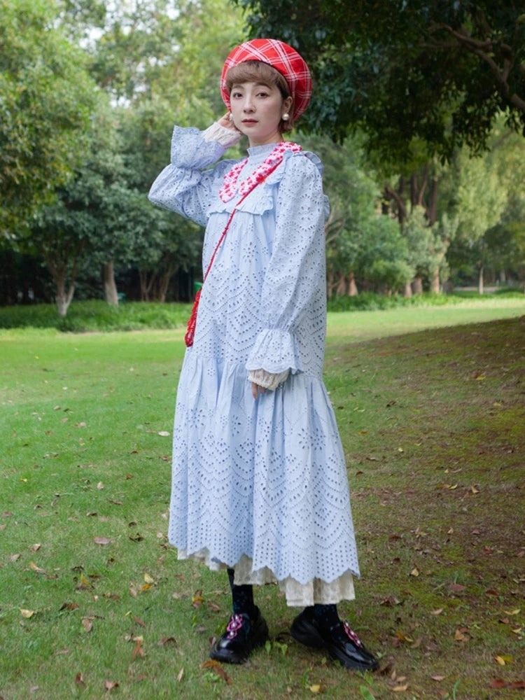 Retro french dress【s0000006875】 Tunics Leisure comfortable