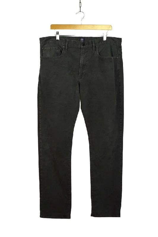 Grey Corduroy Pants Classic Chino Pants