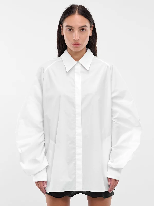 Oversized Dress Shirt (VEPZ60016A-VZE097-WHITE)