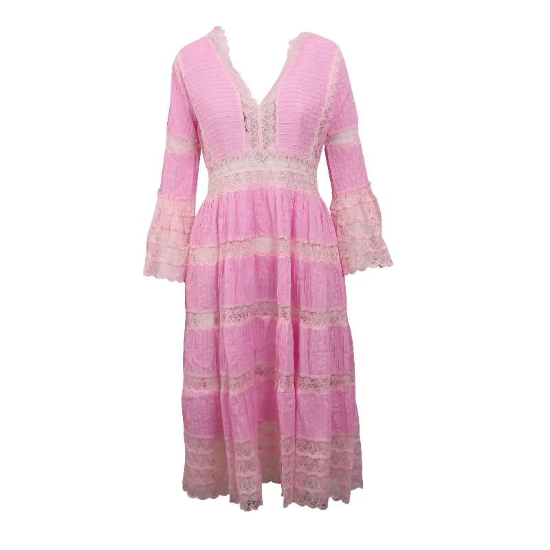 LE JESUS PINK LE JESUS DEADSTOCK VINTAGE 80S DRESS