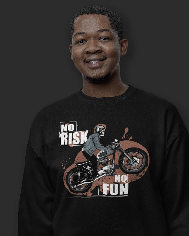 Maverick Drop Shoulder Sweatshirt: Black Hoodie with Hood Adjustable Protection