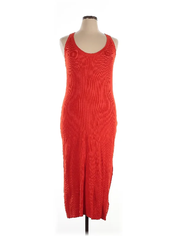 Casual Dress Square Neckline Feminine