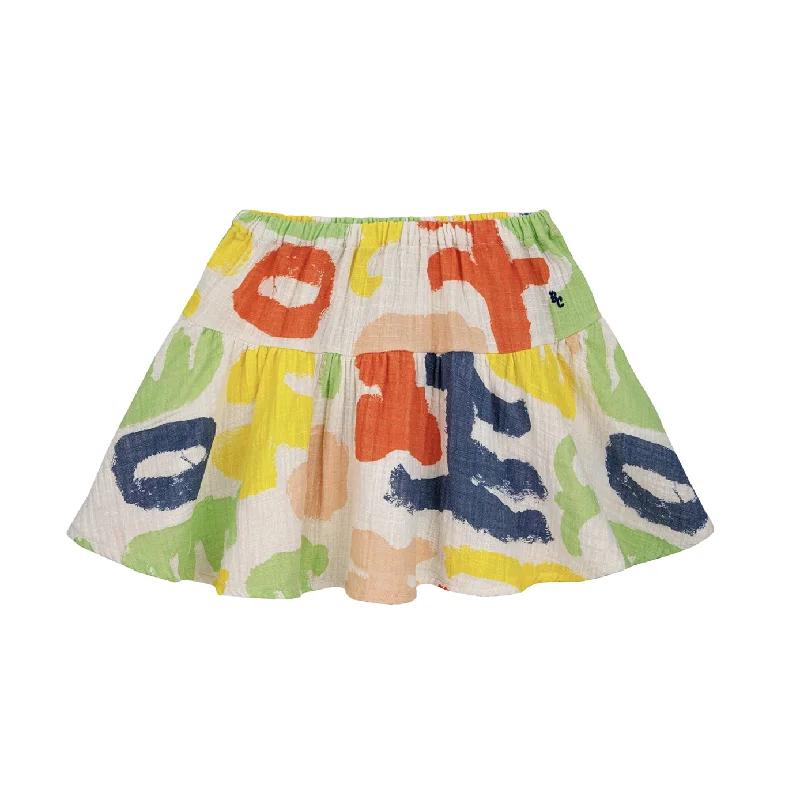 Carnival All Over Woven Skirt leather skirt sleek