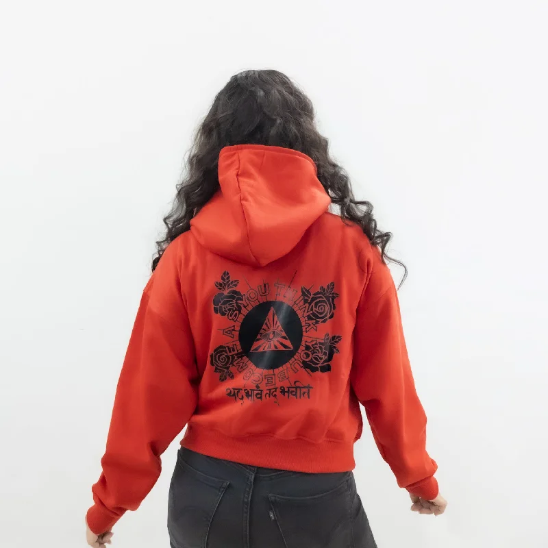 As You Think, You Become - Back Print Hoodie - Women Hoodie with Hidden Zipper Minimalist Clean As You Think, You Become - Back Print Hoodie - Women Hoodie with Hidden Zipper Minimalist Clean