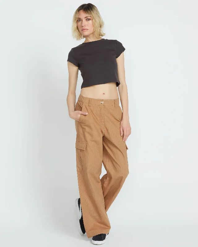 Cargstone Pants - Mocha Soft Stretch Leggings