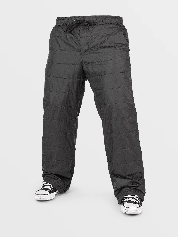 Utility Puff Pants - Black Formal Stretch Pants