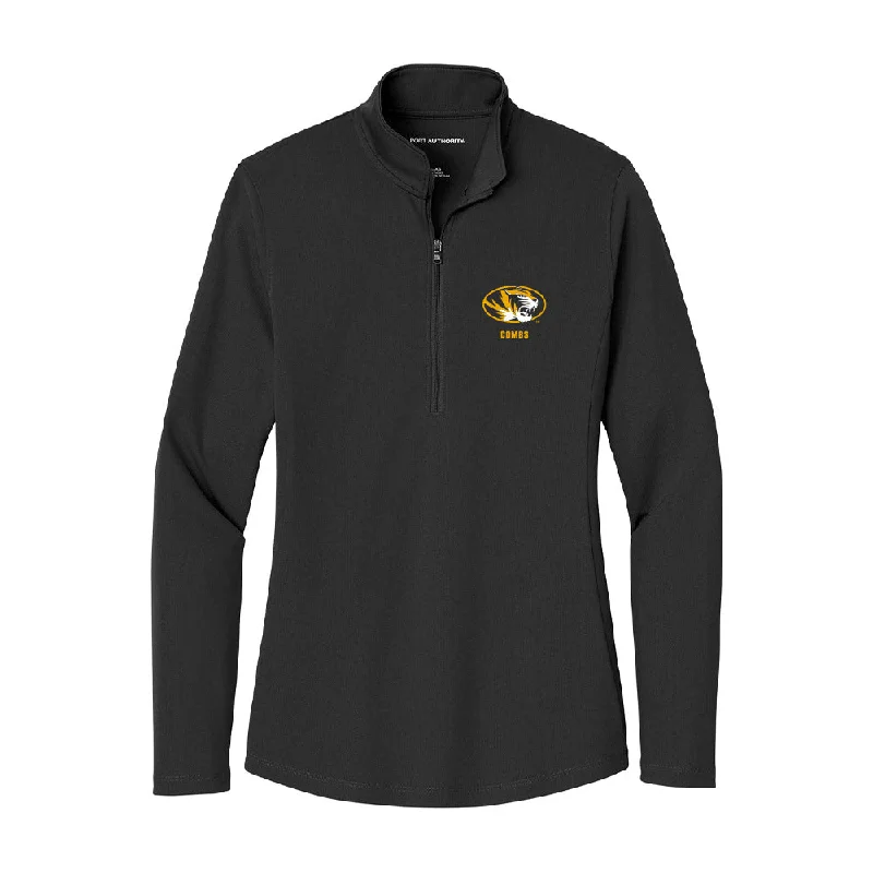 Missouri - NCAA Women's Soccer : Callaway Combs - Women's Lightweight Quarter Zip Jacket Herringbone Jacket Houndstooth Jacket Plaid Jacket