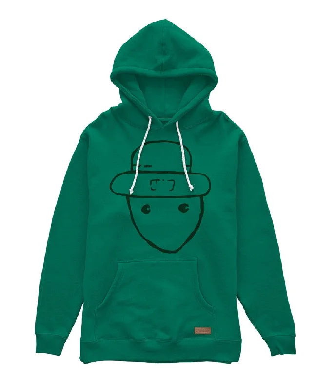 Women's Leprechaun Sketch Hoodie Hoodie with Embroidery Detailed Premium