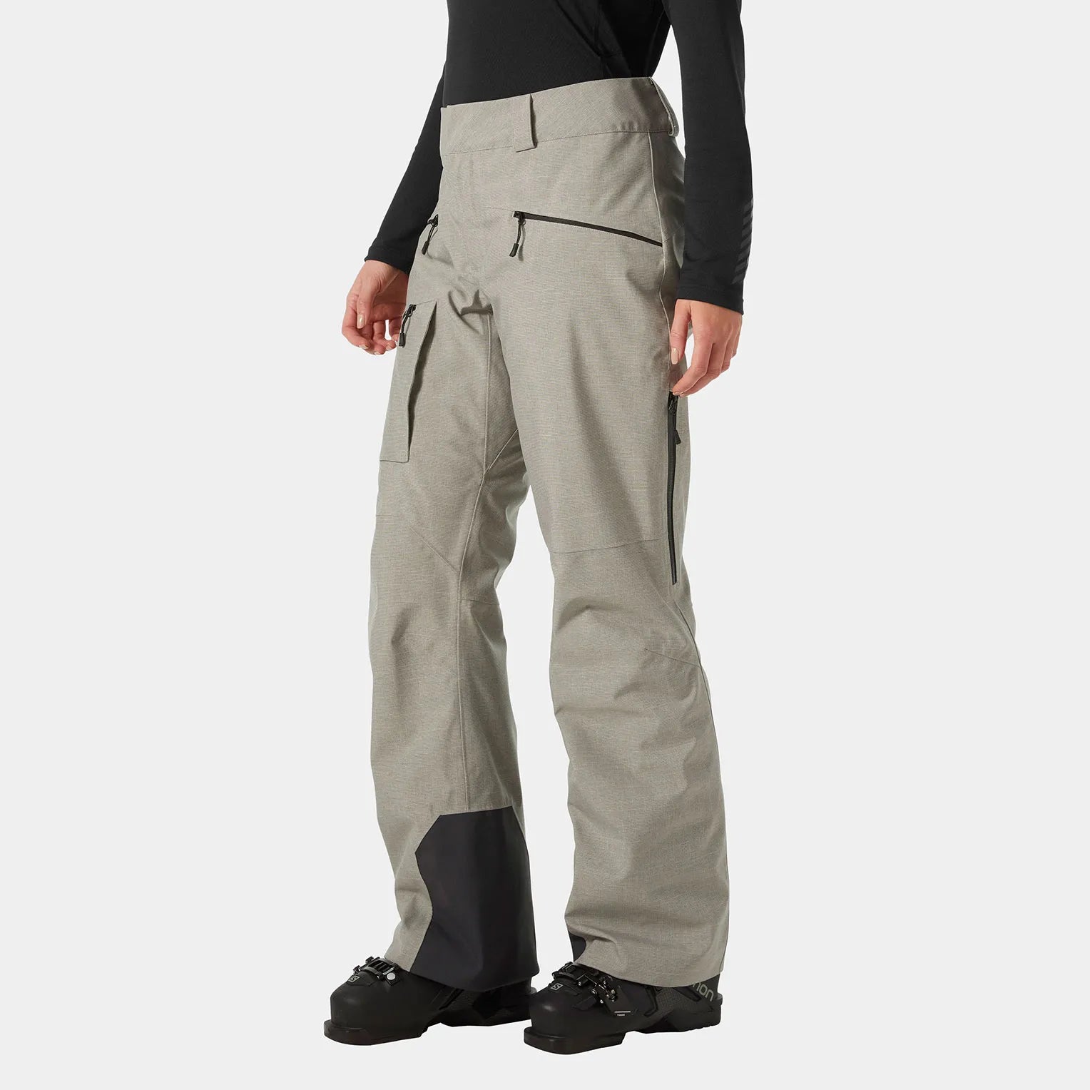 Helly Hansen Powderqueen Ski Pants - Women's Comfy High-Waist Jeans