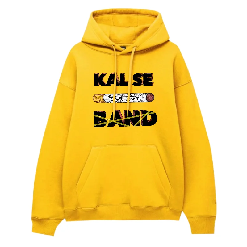 Kal Se Sutta Band Hoodie Hoodie with Drawcord Adjustable Secure
