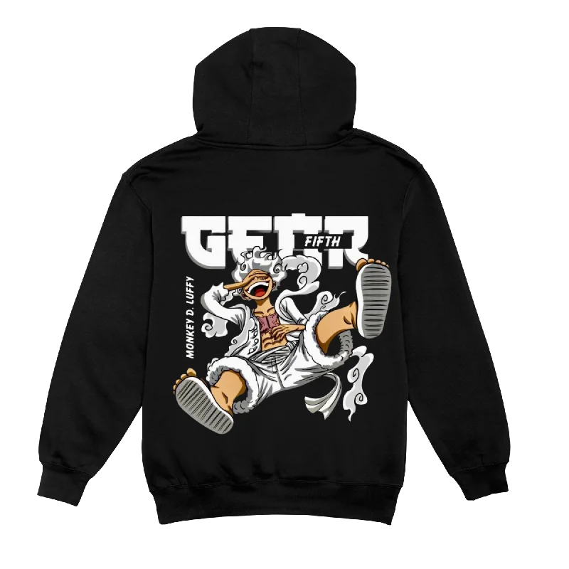 LUFFY GEAR5 Hoodie Hoodie with V-Neck Classic Versatile
