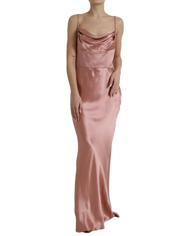 Dolce & Gabbana  Silk Slip Dress - Pink