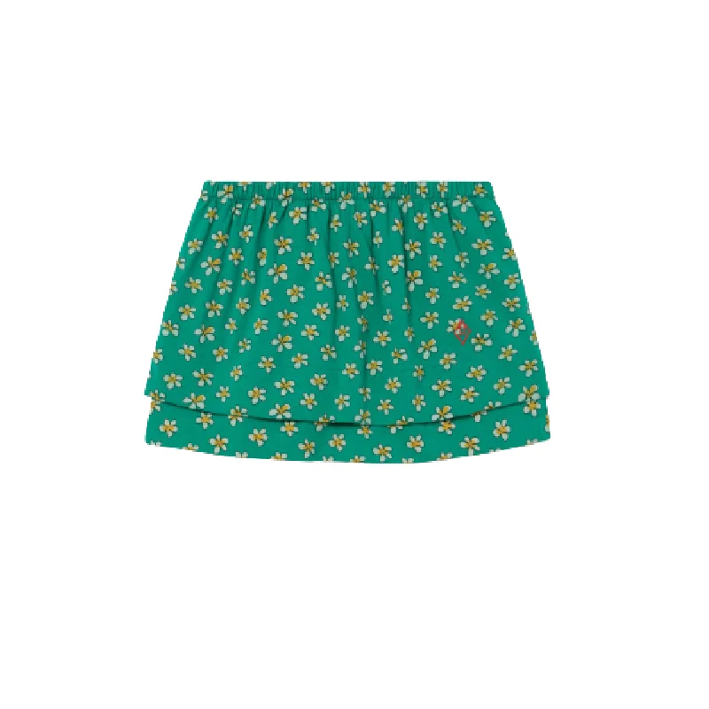 Flower Ferret Skirt high slit skirt
