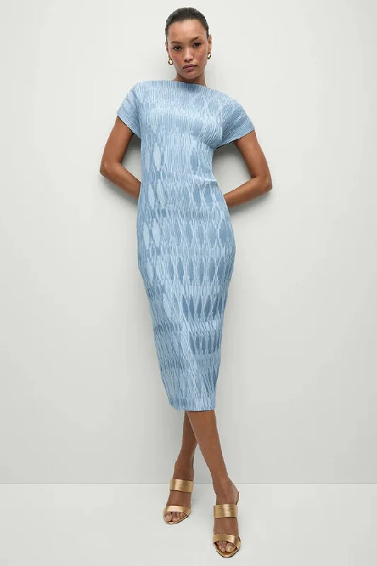 VERONICA BEARD Gramercy Pleated Dress