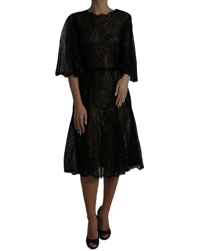 Dolce & Gabbana  Black Lace Dress