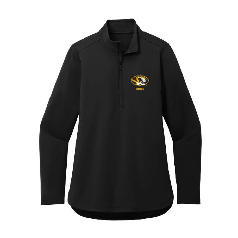 Missouri - NCAA Women's Soccer : Callaway Combs - Women's Premium Quarter Zip Jacket Jersey Jacket Tulle Jacket Batik Jacket