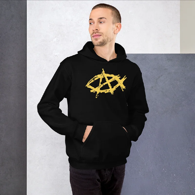 AnarchoChristian Unisex Hoodie Hoodie with Zipper Versatile Modern