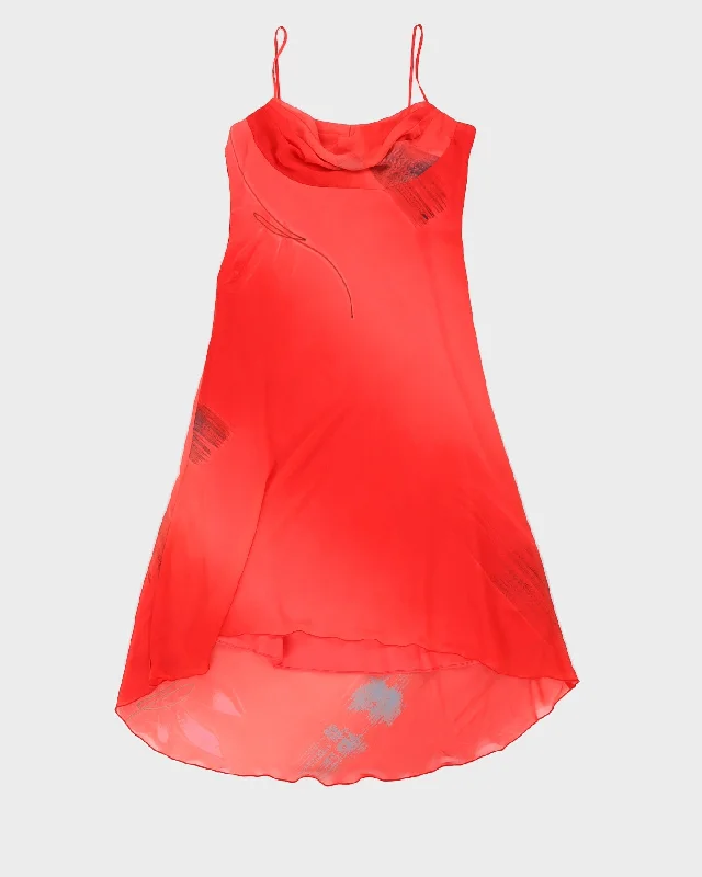 Vintage 90s Jessica Pink Evening Dress - L