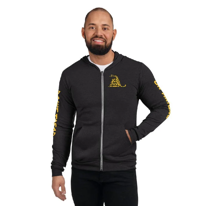 Don't Tread on Anyone Unisex zip hoodie Hoodie with Double Zipper Versatile Adjustable Don't Tread on Anyone Unisex zip hoodie Hoodie with Double Zipper Versatile Adjustable