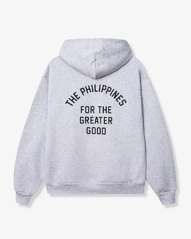 PH Chapter Hoodie Ash Heather Hoodie with Rhinestones Sparkly Elegant