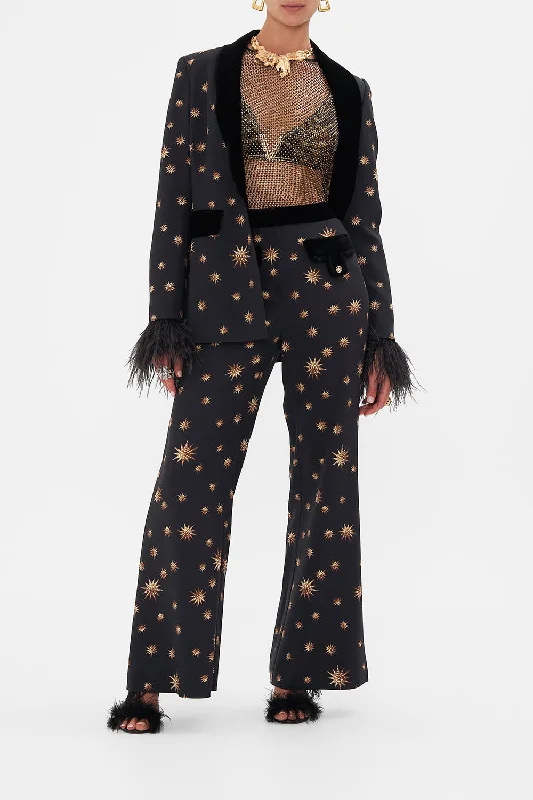 TAILORED SINGLE BREASTED JACKET SOUL OF A STAR GAZER Trench Coat Raincoat Waterproof Jacket
