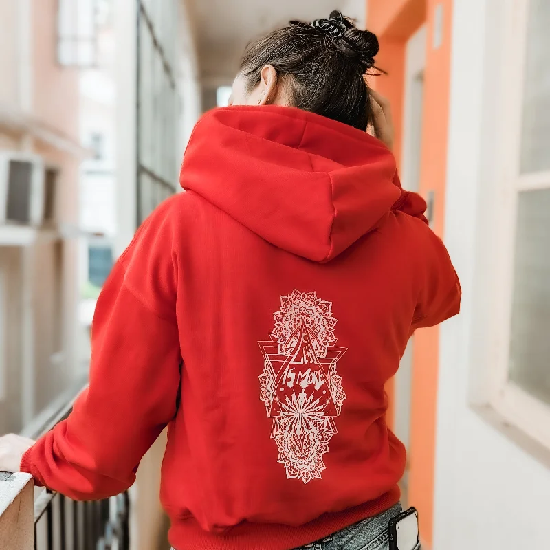 Less is More - Back Printed Hoodie Hoodie with Crew Neck Simple Timeless