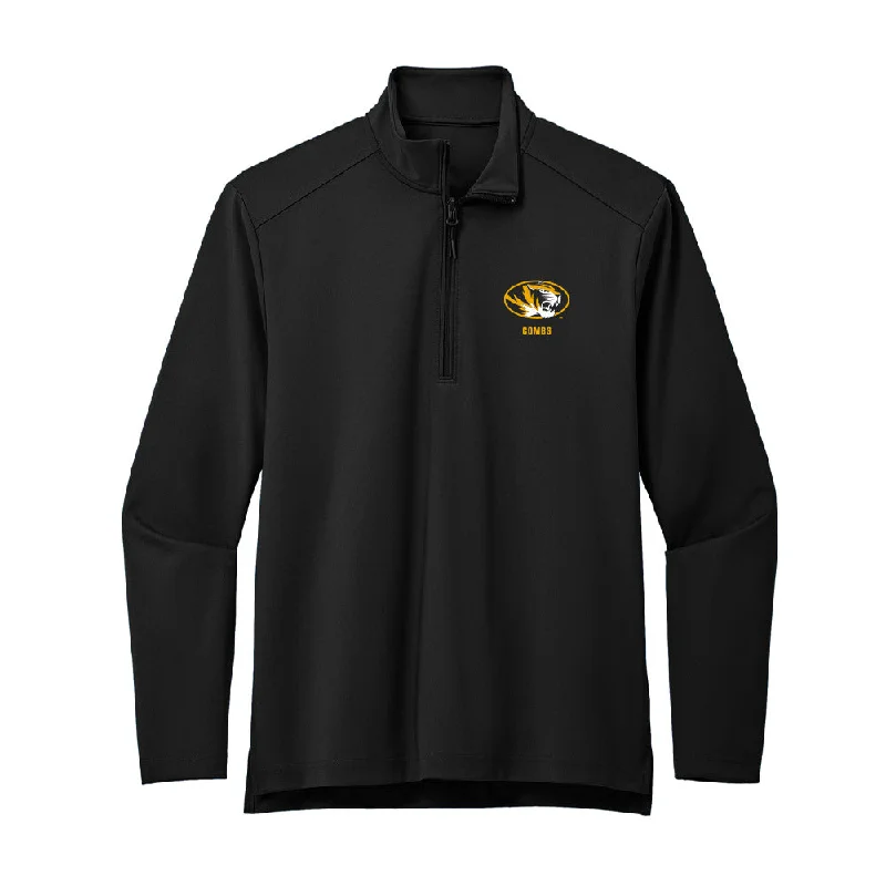 Missouri - NCAA Women's Soccer : Callaway Combs - Premium Quarter Zip Jacket Rayon Jacket Velvet Jacket Corduroy Jacket
