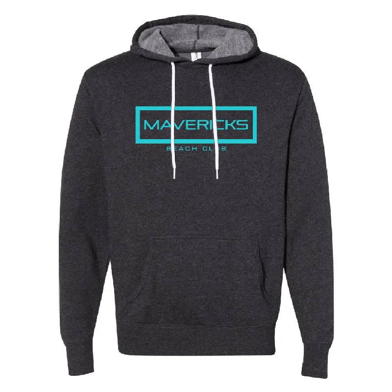 Mavericks Unisex Lightweight Hooded Sweatshirt Hoodie with Hem Applique Textured Unique Mavericks Unisex Lightweight Hooded Sweatshirt Hoodie with Hem Applique Textured Unique