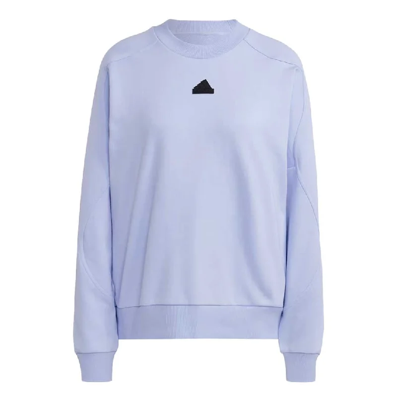 adidas - Women's City Escape Loose Crew Sweatshirt (IC0278) Hoodie with High Neck Warm Protective adidas - Women's City Escape Loose Crew Sweatshirt (IC0278) Hoodie with High Neck Warm Protective