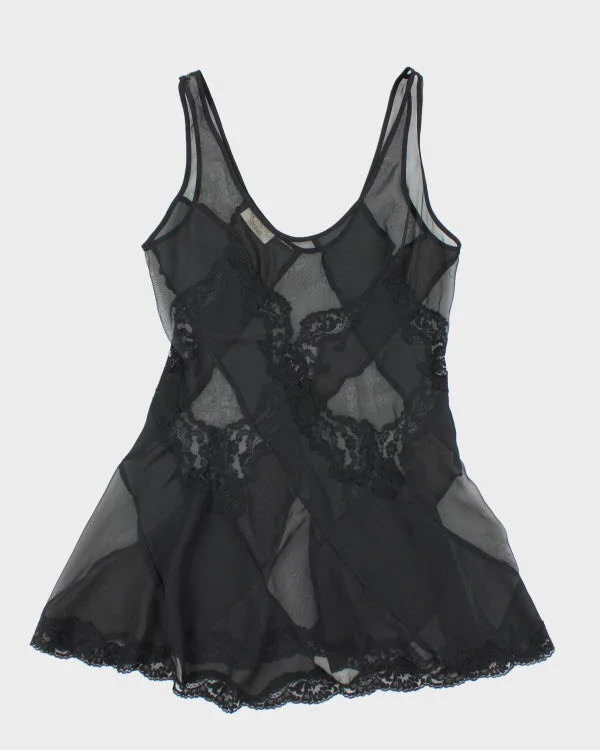 Vintage 90s Victoria's Secret Mesh Slip Dress - M