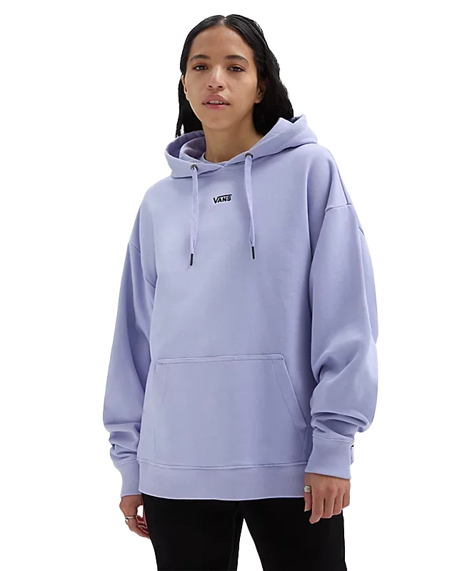 Flying V Hoodie in Sweet Lavender Hoodie with Raglan Sleeves Sporty Comfortable