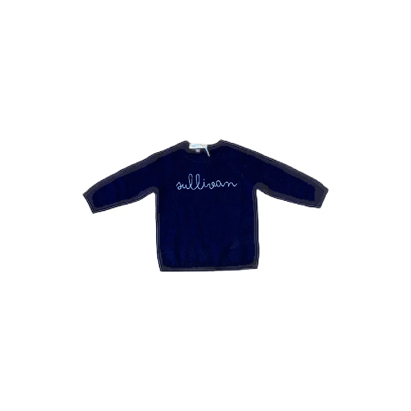 Cashmere Embroidery Stitch Name Sweater - Baby Slim Fit Regular Fit Oversized