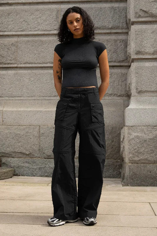 3-IN-1 ZIP-OFF NYLON PANT Soft Wool Pants