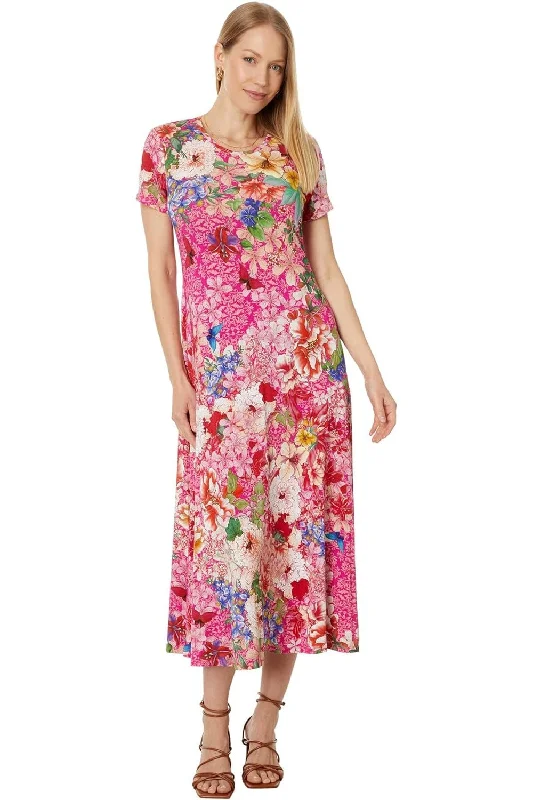 Johnny Was Women's The Janie Favorite Cap Sleeve Dress-Frame, Multi