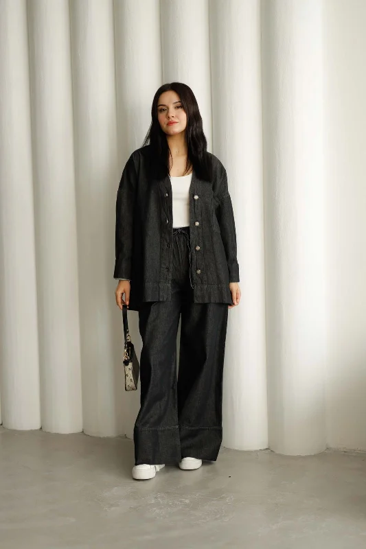 Elastic waist pant 110-0006 High-Waist Jeans