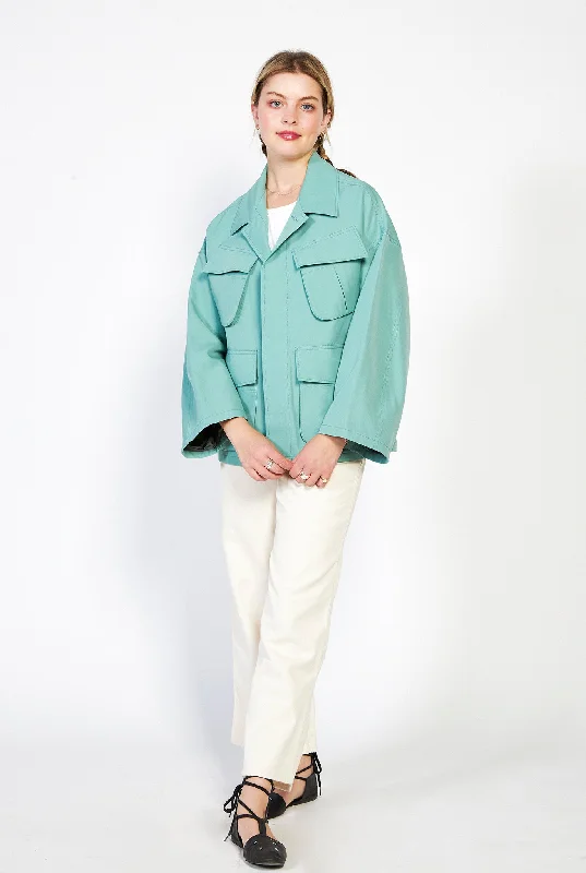 VISVIM Tropical Combat Jacket Ribbed Jacket Pleated Jacket Ruffled Jacket