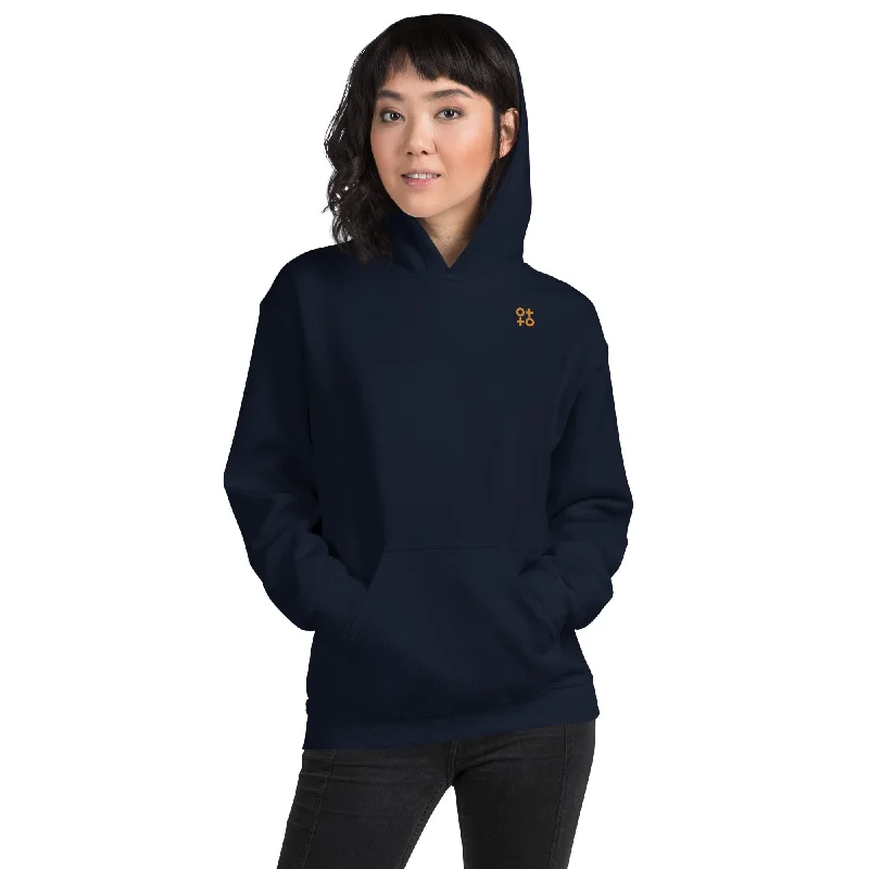 Orange Otto Unisex Hoodie Hoodie with Gradient Ombre Colorful