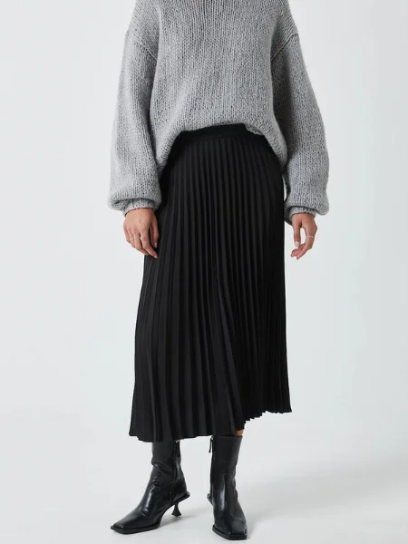 Minimum Filina Midi Skirt velvet skirt luxurious