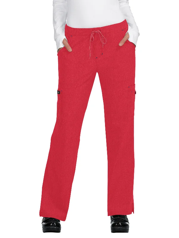 Women's 8-Pocket Stretch Cargo Holly Scrub Pant Comfortable Cargo Pants