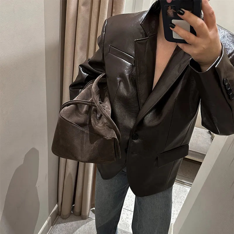 Brown -jacket